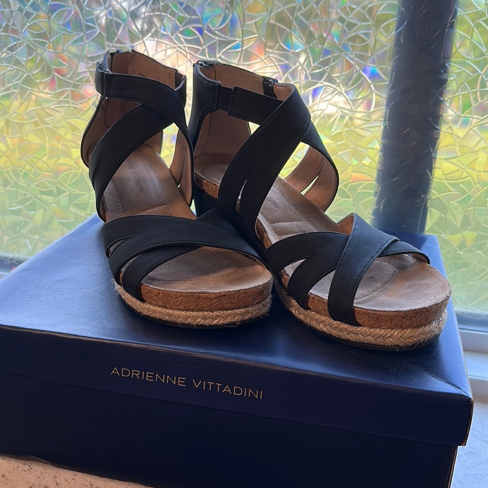 Adrienne Vittadini AV-Timmy Wedge Sandal